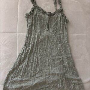 American Eagle Sage Green Smocked Tank